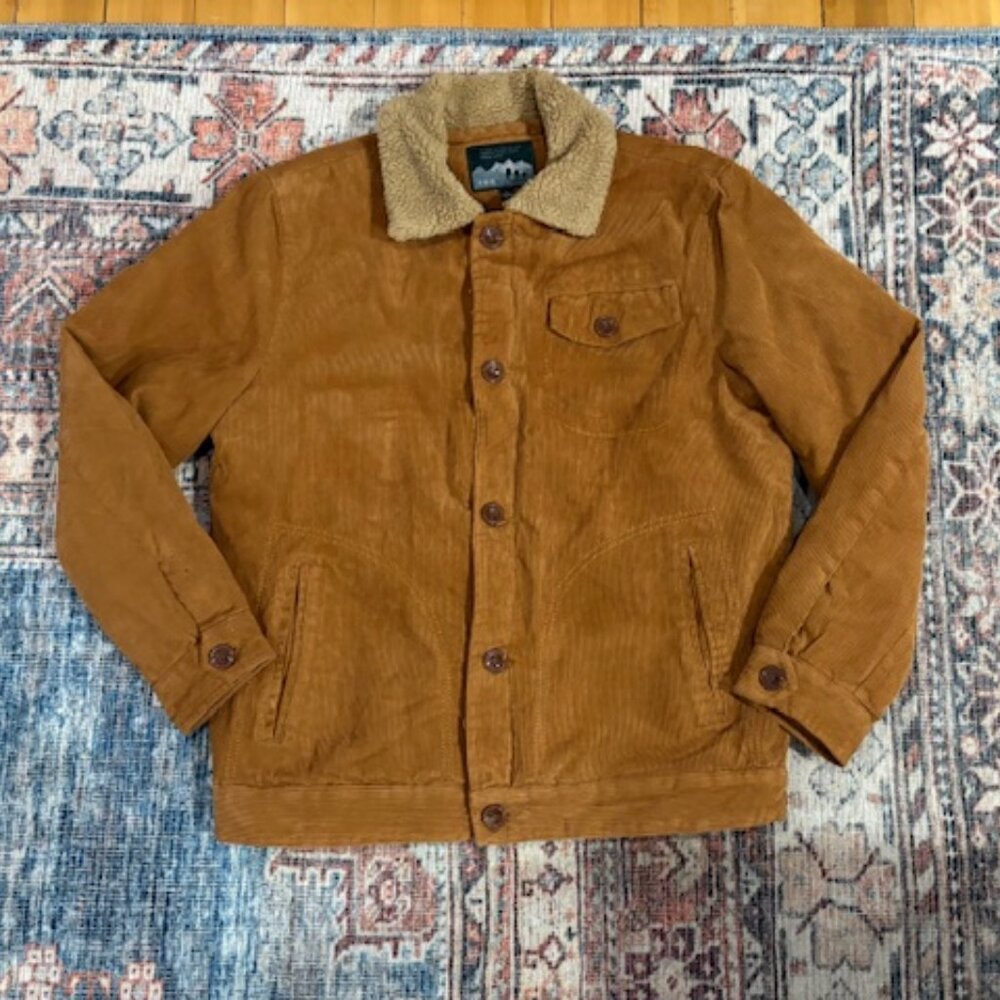 Men's Fleece Lined Corduroy Jacket